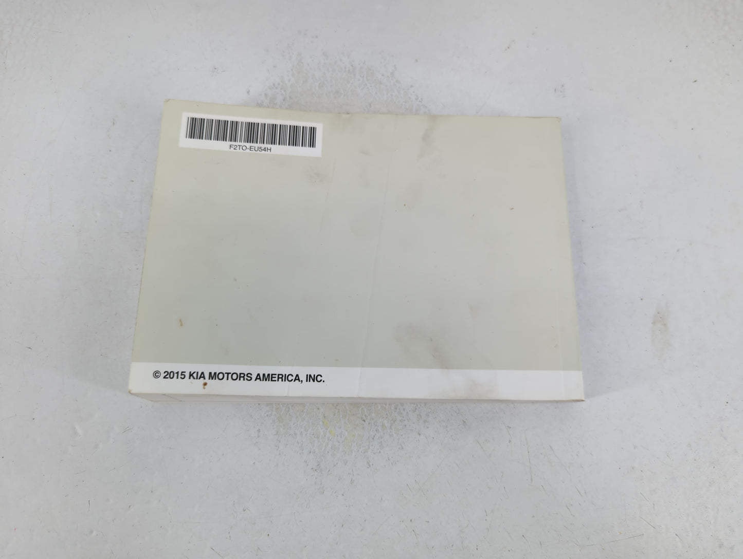 2015 Kia Optima Owners Manual Book Guide P/N:F2TO-EU54H OEM Used Auto Parts - Oemusedautoparts1.com