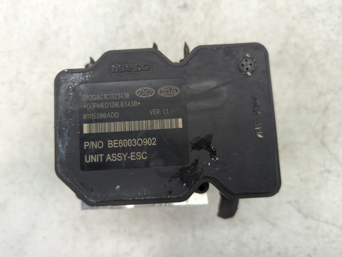 2014-2015 Kia Optima Anti-Lock Brake ABS Pump Module Actuator OEM P/N:BE6003O902 Fits Fits 2014 2015 OEM Used Auto Parts - O