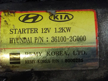 2008-2015 Kia Optima Car Starter Motor Solenoid OEM P/N:36100-2G000 Fits Fits 2008 2009 2010 2011 2012 2013 2014 2015 2016 OEM Used Auto Parts
