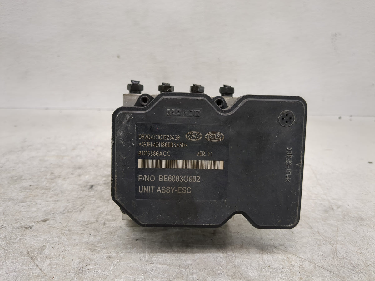 2014-2015 Kia Optima Anti-Lock Brake ABS Pump Module Actuator OEM P/N:BE6003O902 Fits Fits 2014 2015 OEM Used Auto Parts - O