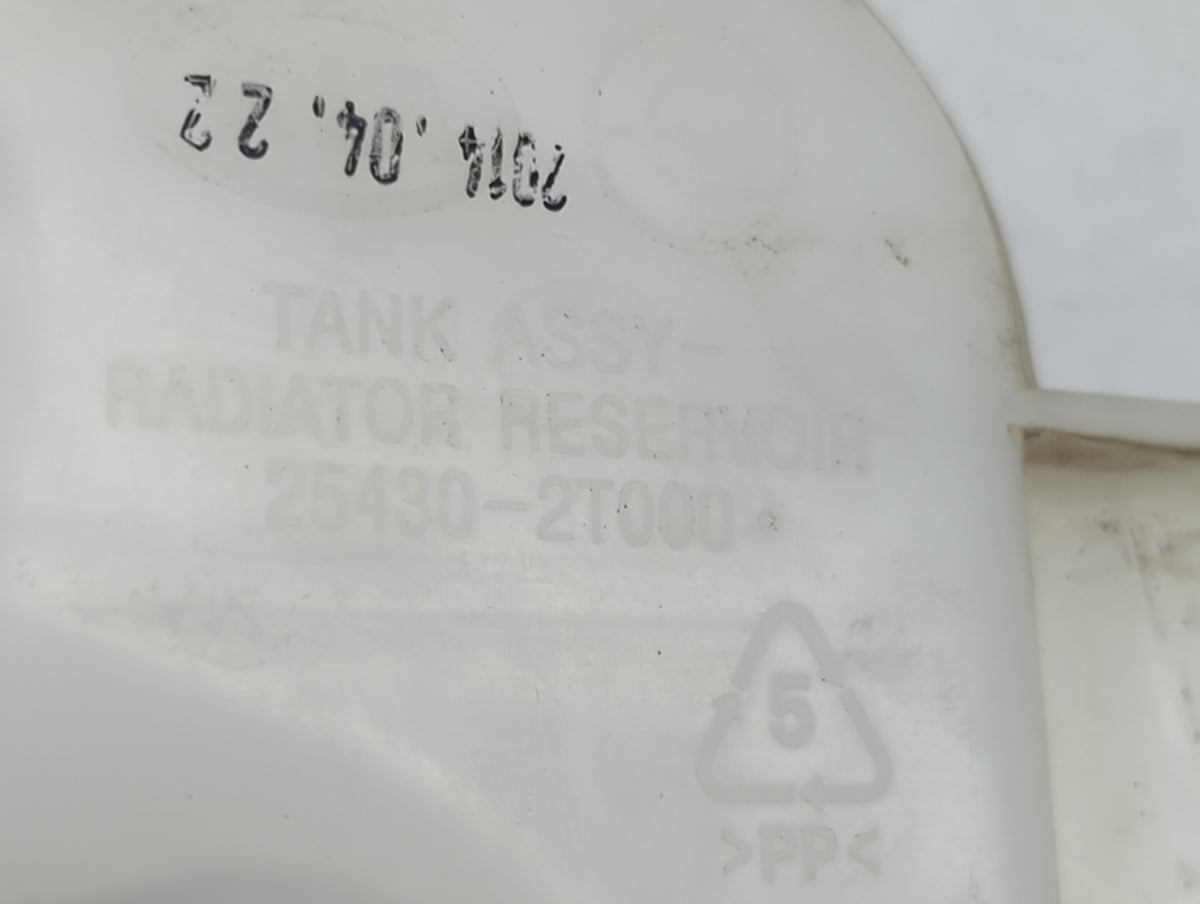 2011-2016 Kia Optima Radiator Coolant Overflow Expansion Tank Bottle 1433198 - Oemusedautoparts1.com