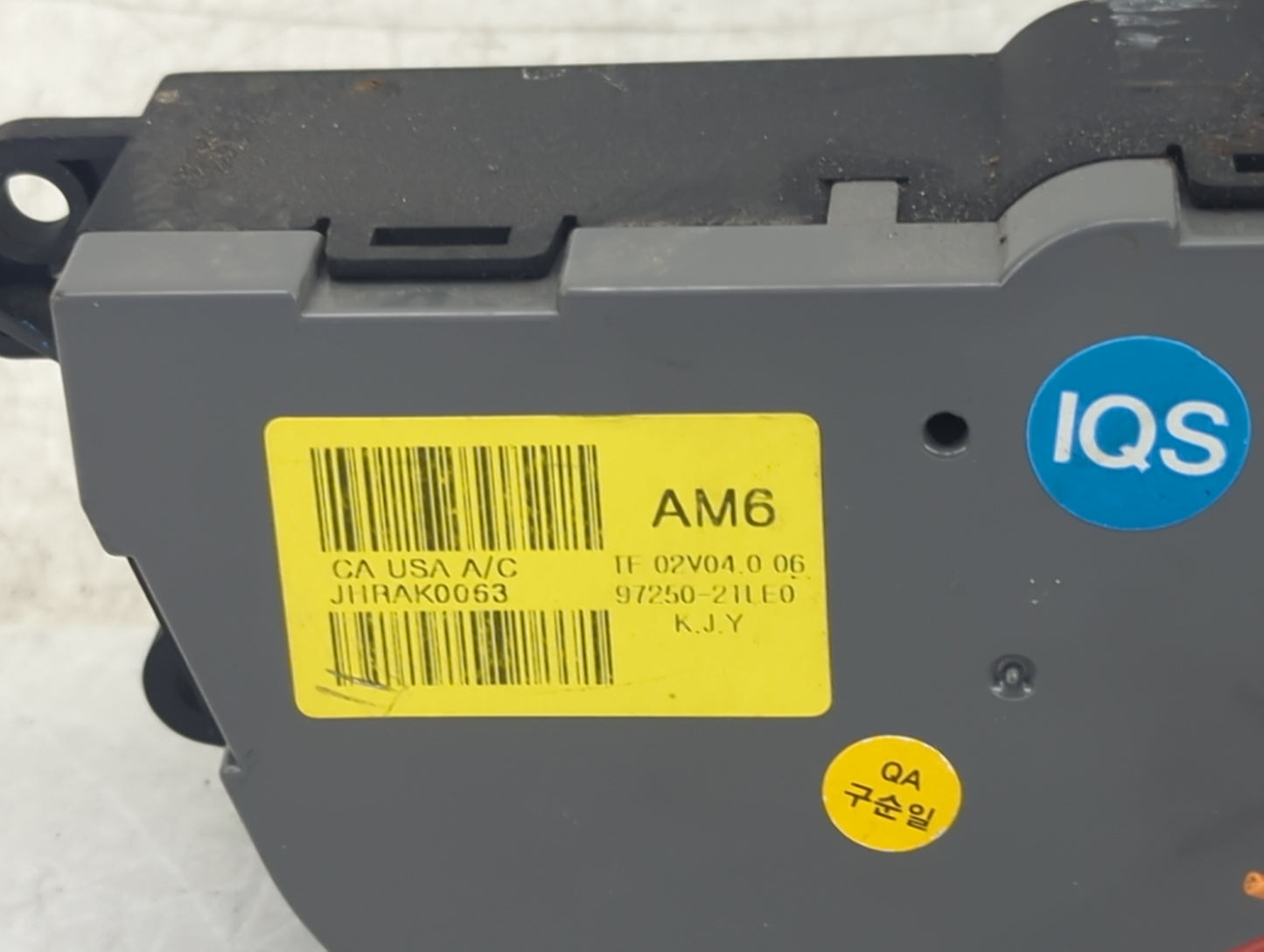 2014-2015 Kia Optima Climate Control Module Temperature AC/Heater Replacement P/N:97250-2TLE0 JHRAK0053 Fits Fits 2014 2015