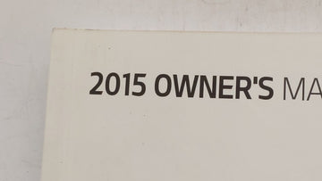 2015 Kia Optima Owners Manual Book Guide OEM Used Auto Parts