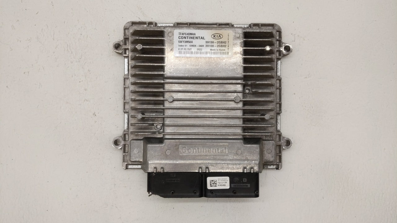 2015 Kia Optima PCM Engine Control Computer ECU ECM PCU OEM P/N:39108-2GBH2 39138-2GBH2 Fits OEM Used Auto Parts - Oemusedau