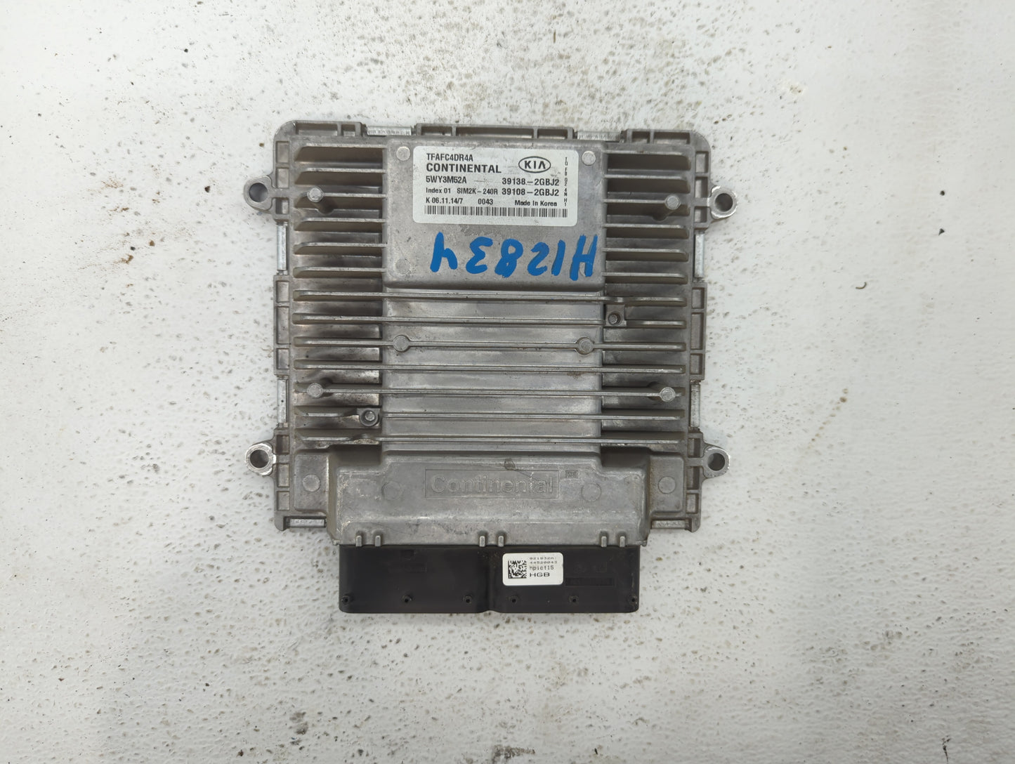 2015 Kia Optima PCM Engine Control Computer ECU ECM PCU OEM P/N:39108-2GBJ2 39138-2GBJ2 Fits OEM Used Auto Parts - Oemusedau