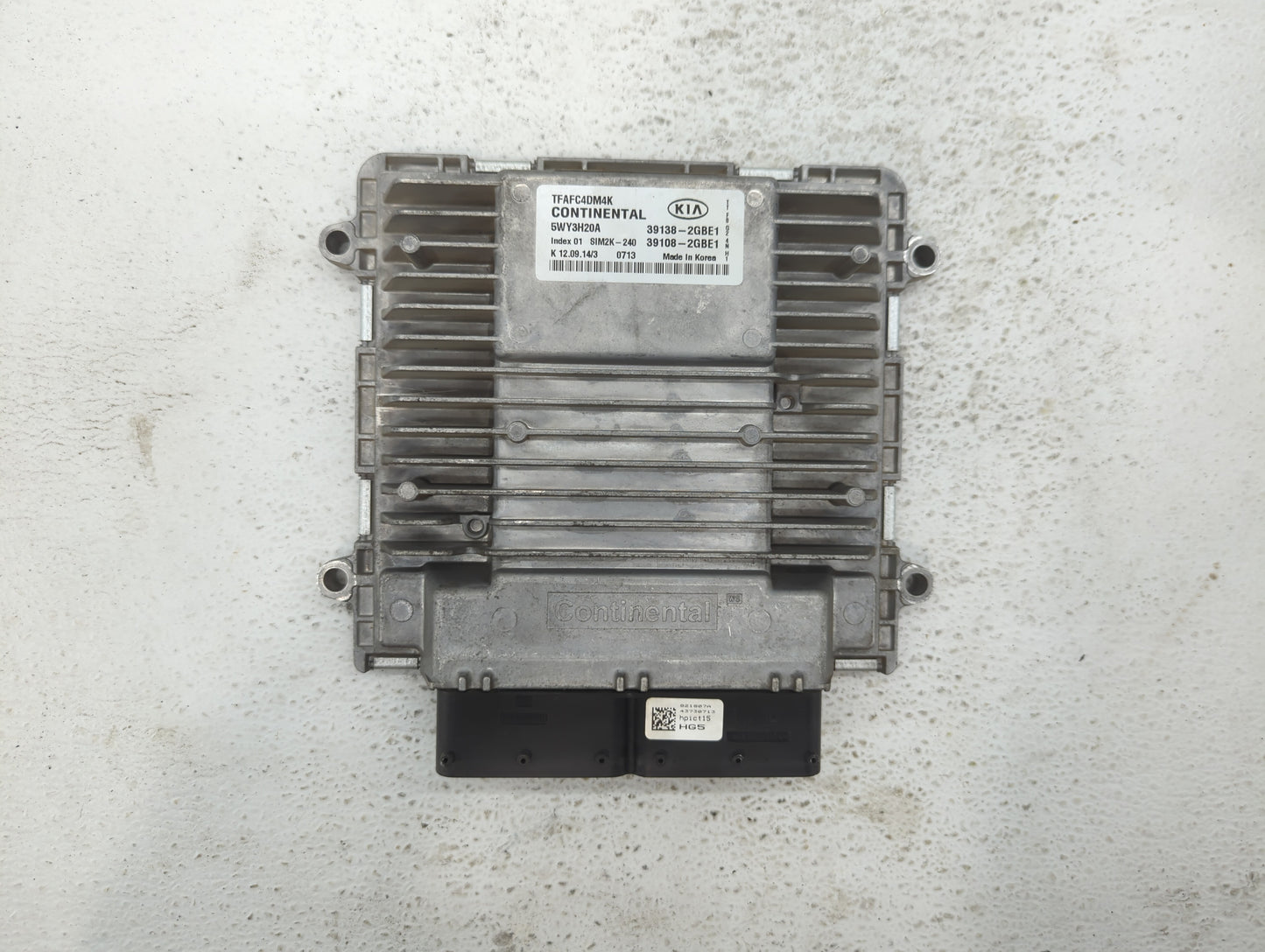 2014-2015 Kia Optima PCM Engine Control Computer ECU ECM PCU OEM P/N:39108-2GBE1 39138-2GBE1, 391082GBE1 Fits Fits 2014 2015