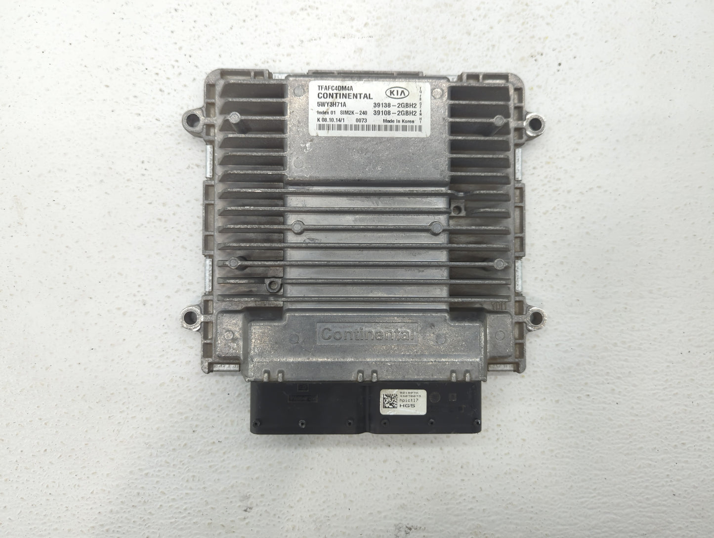 2015 Kia Optima PCM Engine Control Computer ECU ECM PCU OEM P/N:39108-2GBH2 39138-2GBH2 Fits OEM Used Auto Parts - Oemusedau