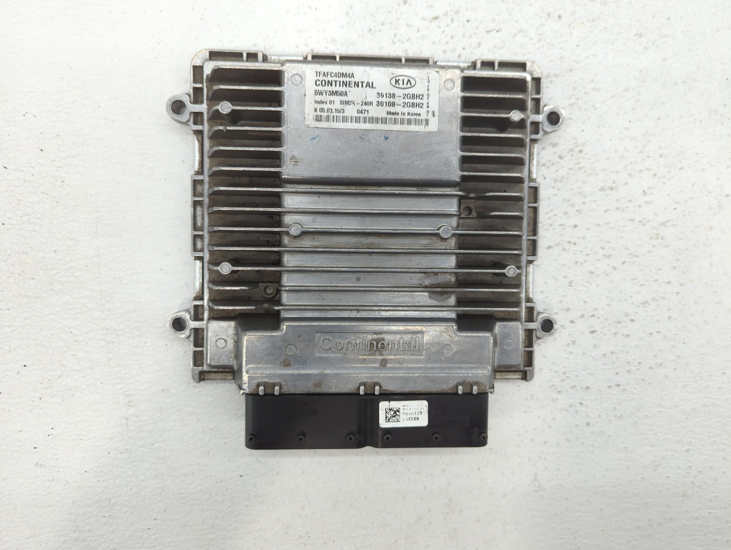 2015 Kia Optima PCM Engine Control Computer ECU ECM PCU OEM P/N:39108-2GBH2 39138-2GBH2 Fits OEM Used Auto Parts - Oemusedau