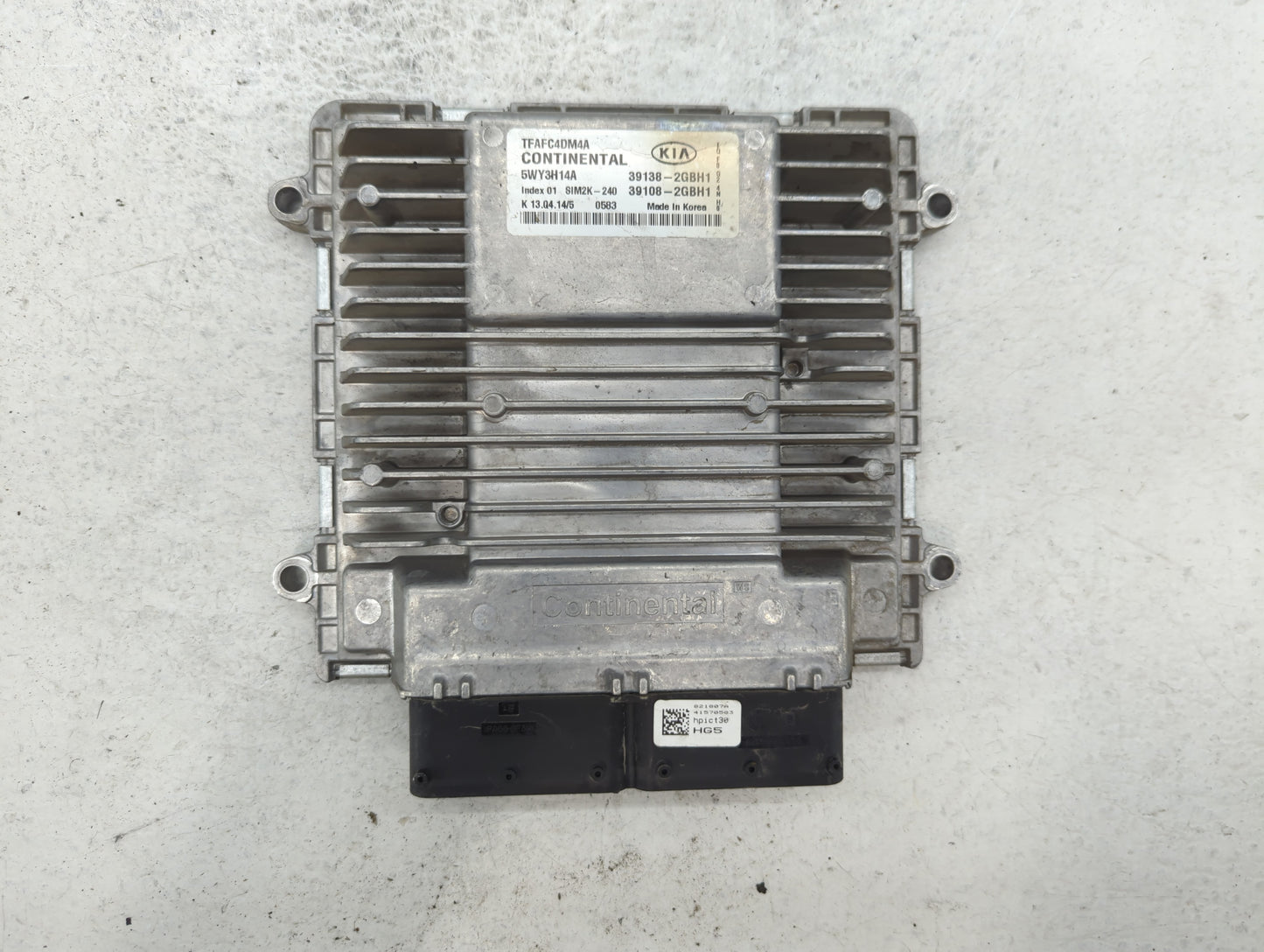 2015 Kia Optima PCM Engine Control Computer ECU ECM PCU OEM P/N:39138-2GBH1 Fits OEM Used Auto Parts - Oemusedautoparts1.com