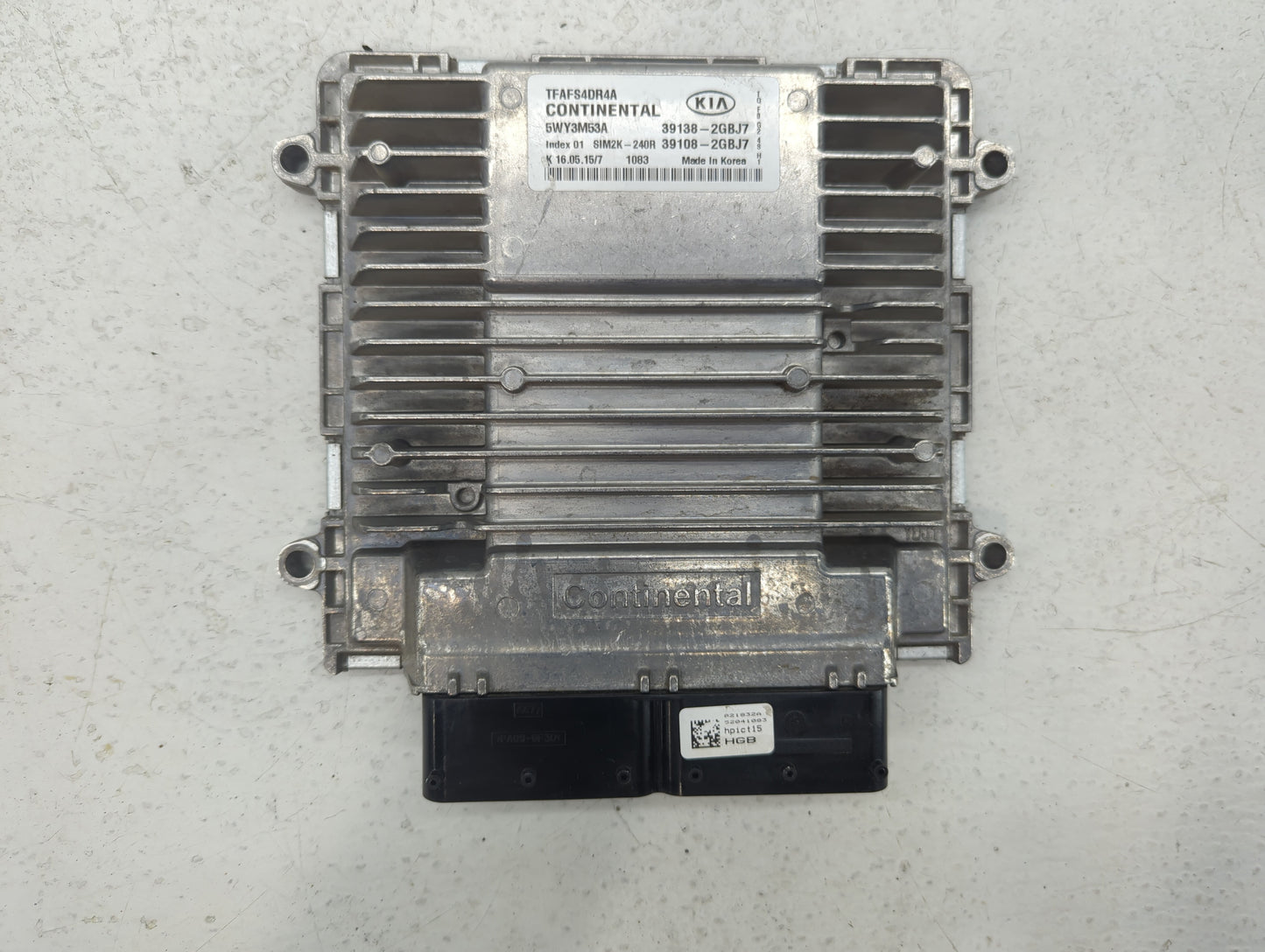 2015 Kia Optima PCM Engine Control Computer ECU ECM PCU OEM P/N:39108-2GBJ7 39138-2GBJ7 Fits OEM Used Auto Parts - Oemusedau