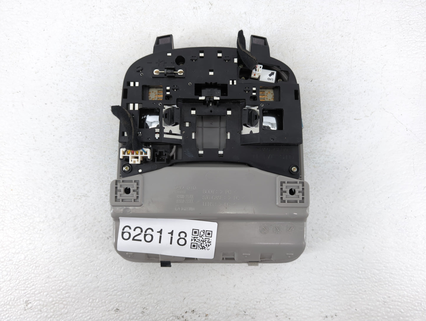 2014-2016 Kia Optima Overhead Roof Console 626118 - Oemusedautoparts1.com