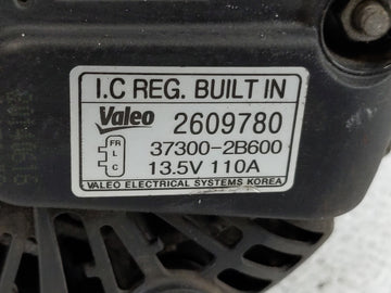 2012-2016 Kia Rio Alternator Replacement Generator Charging Assembly Engine OEM P/N:37300-2B600 Fits OEM Used Auto Parts