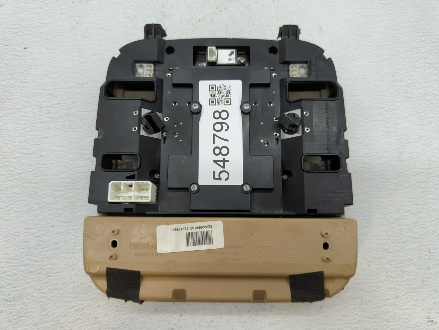 2015 Kia Sedona Overhead Roof Console - Oemusedautoparts1.com