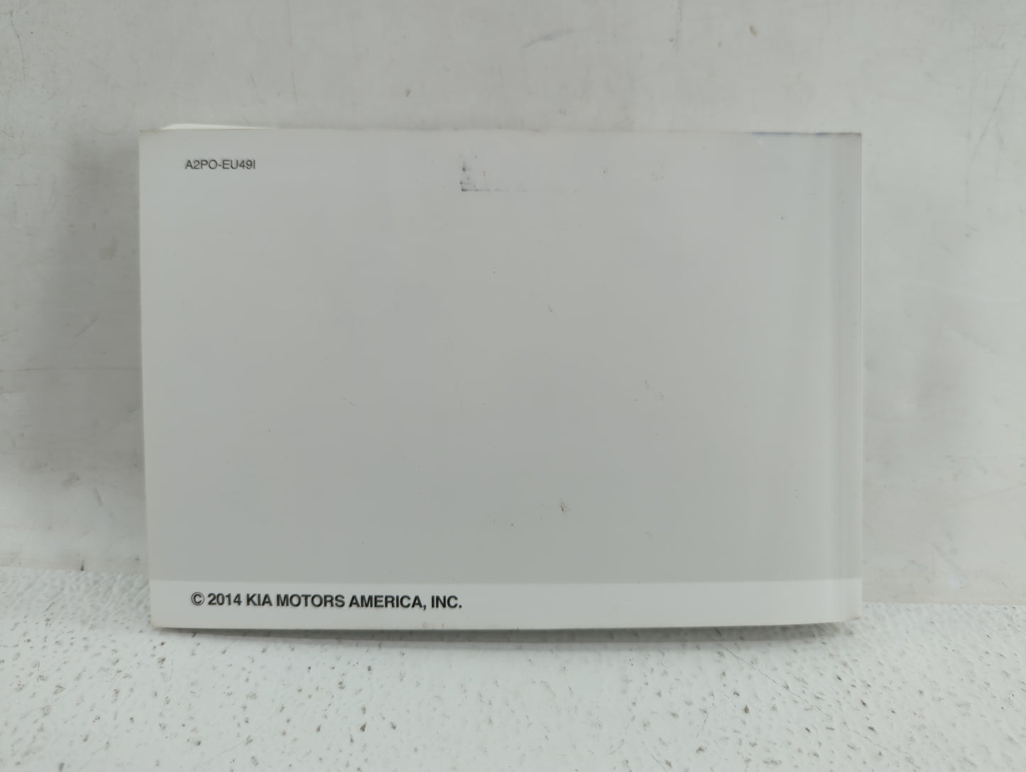 2015 Kia Sorento Owners Manual Book Guide P/N:A2PO-EU49I OEM Used Auto Parts - Oemusedautoparts1.com