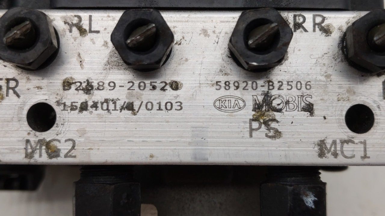2014-2015 Kia Soul ABS Pump Control Module Replacement P/N:58900-B2506 58929-B2506, 58920-B2506 Fits Fits 2014 2015 OEM Used