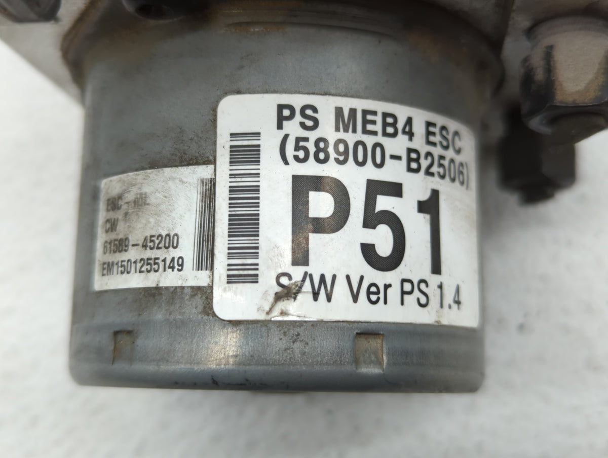 2014-2015 Kia Soul Anti-Lock Brake ABS Pump Module Actuator OEM P/N:58900-B2506 58929-B2506, 58920-B2506 Fits Fits 2014 2015