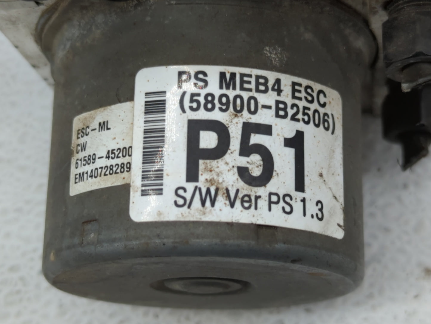 2014-2015 Kia Soul ABS Pump Control Module Replacement P/N:58900-B2506 58929-B2506, 58920-B2506 Fits Fits 2014 2015 OEM Used