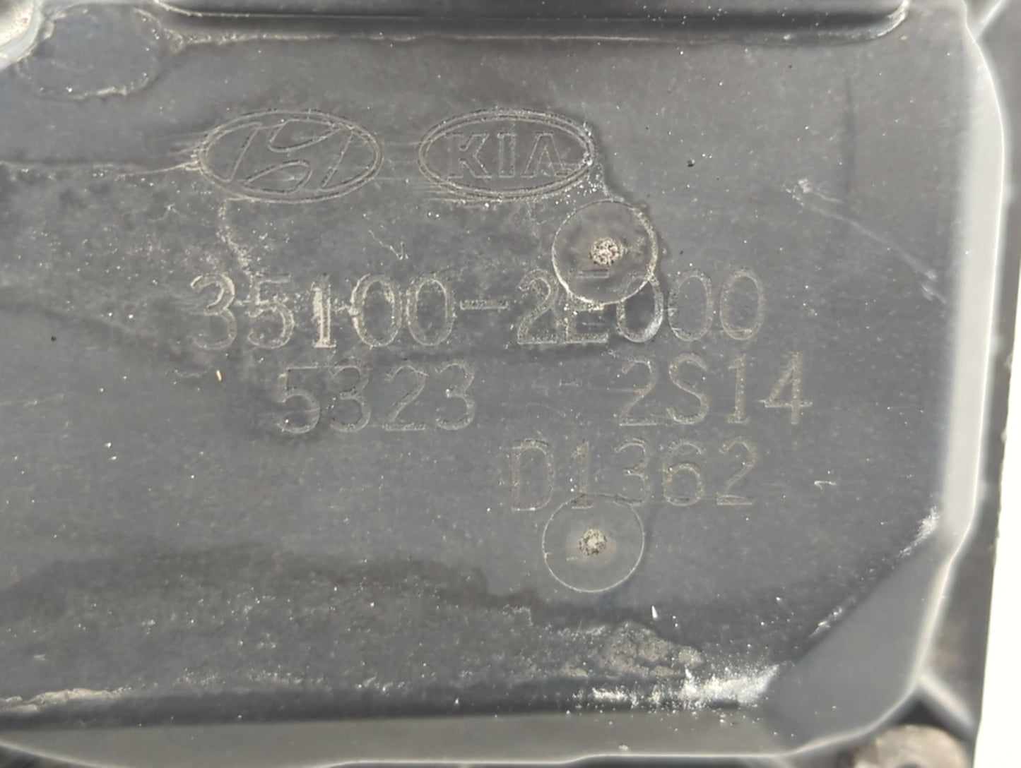 2014-2019 Kia Soul Throttle Body P/N:35100-2E000 Fits Fits 2011 2012 2013 2014 2015 2016 2017 2018 2019 2020 2021 OEM Used A