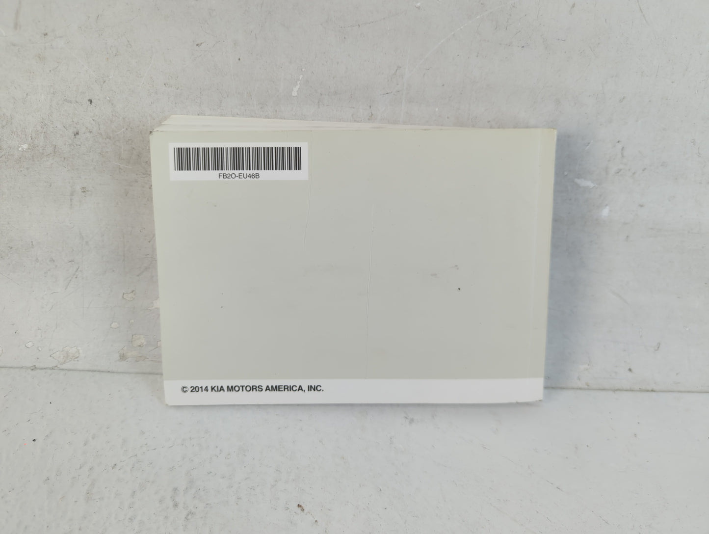 2015 Kia Soul Owners Manual Book Guide P/N:FB2O-EU46B OEM Used Auto Parts - Oemusedautoparts1.com