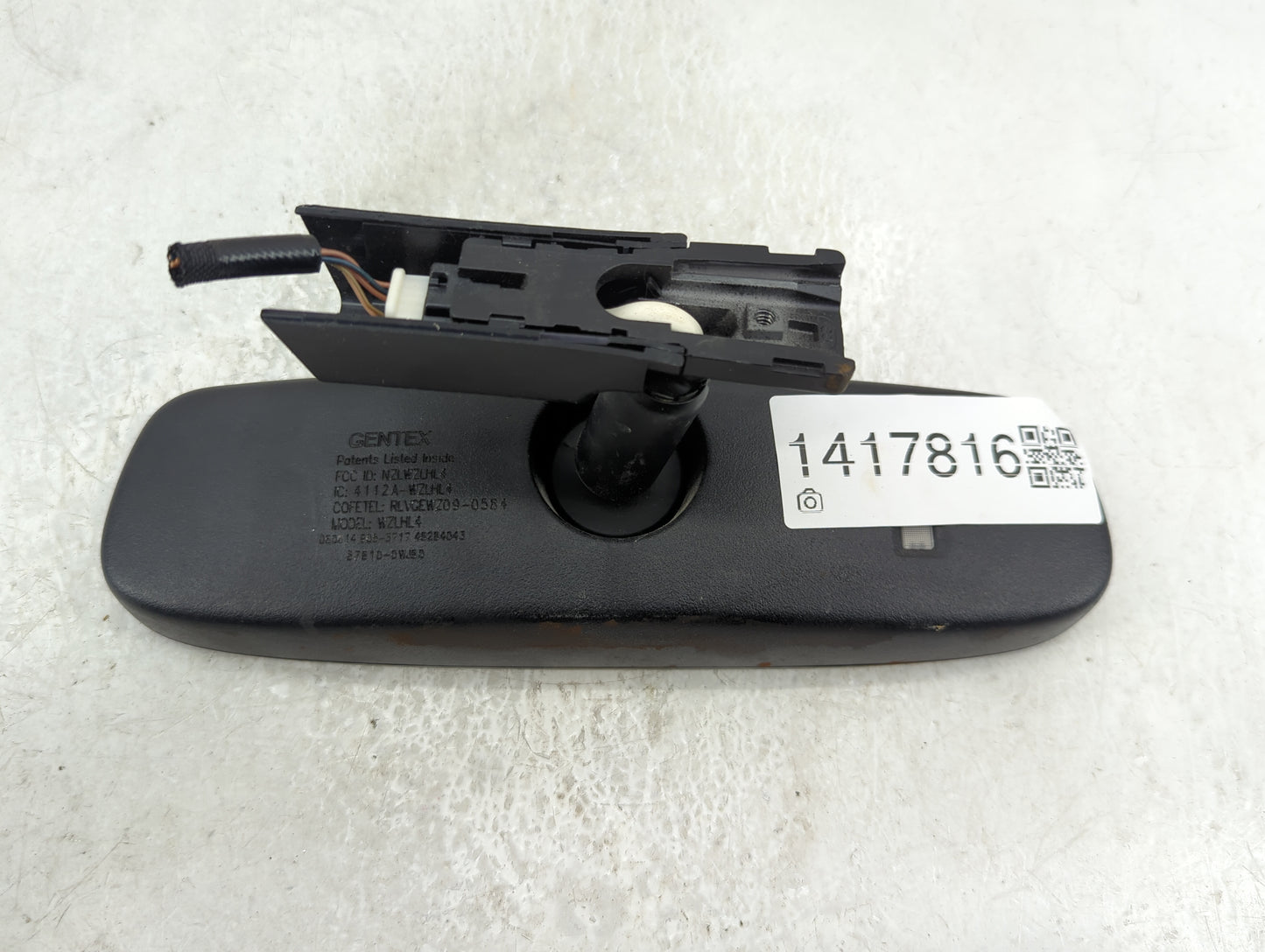 2014-2015 Lexus Is250 Interior Rear View Mirror Replacement OEM P/N:4112A-WZLHL4 Fits Fits 2014 2015 2016 OEM Used Auto Part