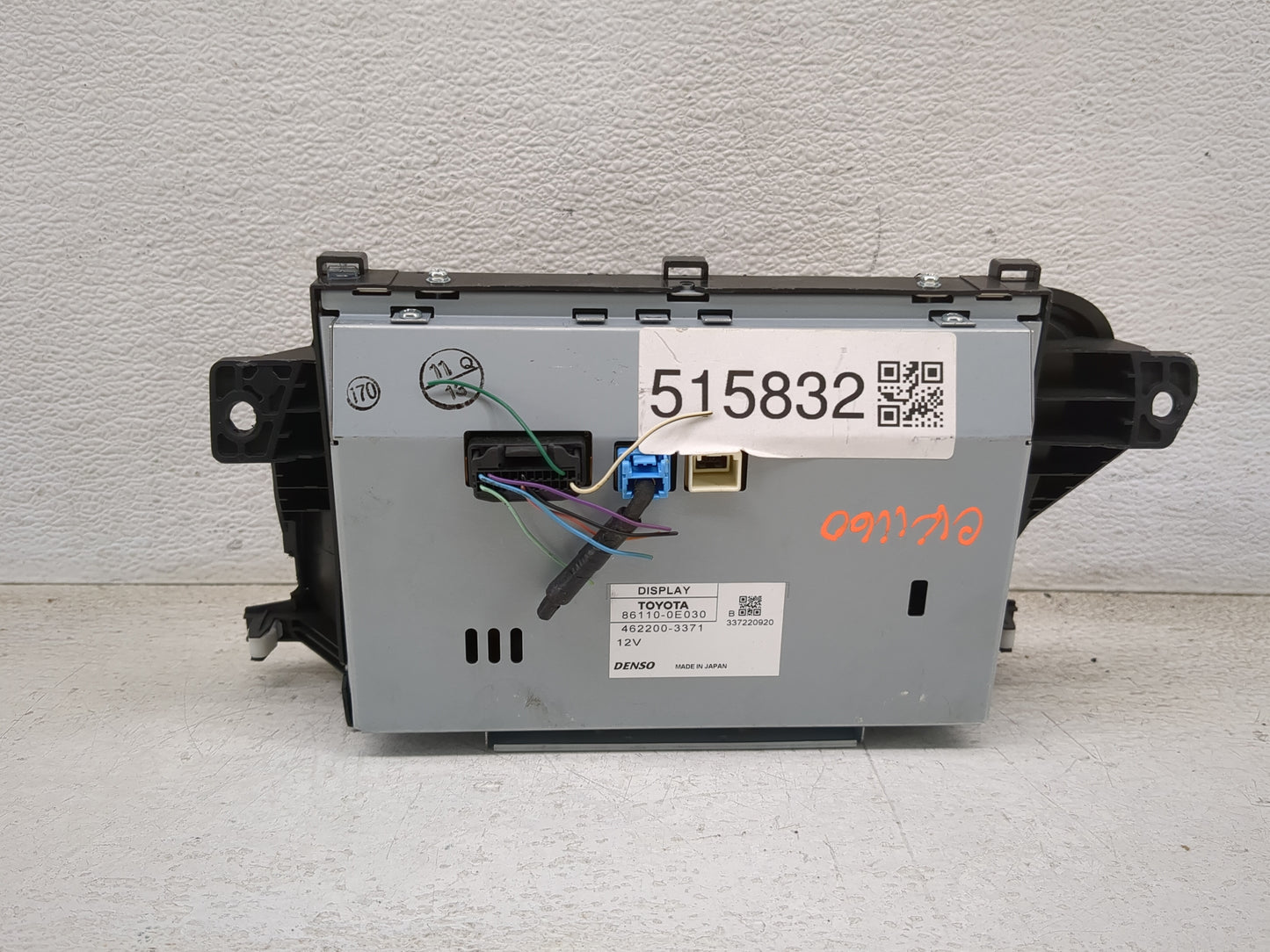 2010-2015 Lexus Rx350 Information Display Screen 515832 - Oemusedautoparts1.com