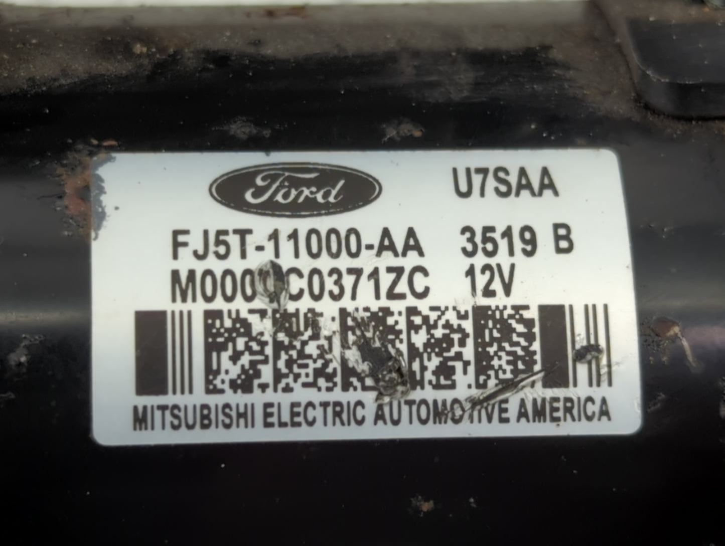 2015-2019 Lincoln Mkc Car Starter Motor Solenoid OEM P/N:BB5T-11000-BA FJ5T-11000-AA Fits OEM Used Auto Parts - Oemusedautop