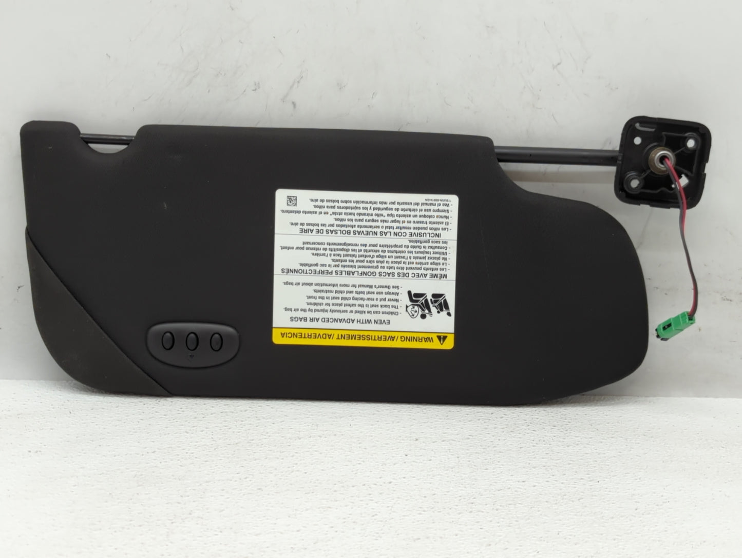 2010-2016 Lincoln Mks Sun Visor Shade Replacement Passenger Right Mirror Fits OEM Used Auto Parts - Oemusedautoparts1.com