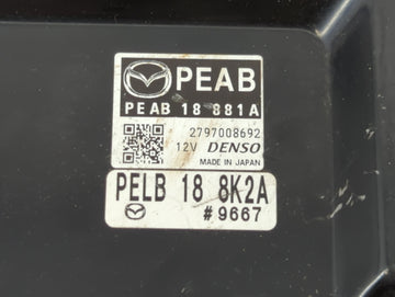 2014-2016 Mazda 3 PCM Engine Control Computer ECU ECM PCU OEM P/N:PEAB 18 881A Fits Fits 2014 2015 2016 OEM Used Auto Parts