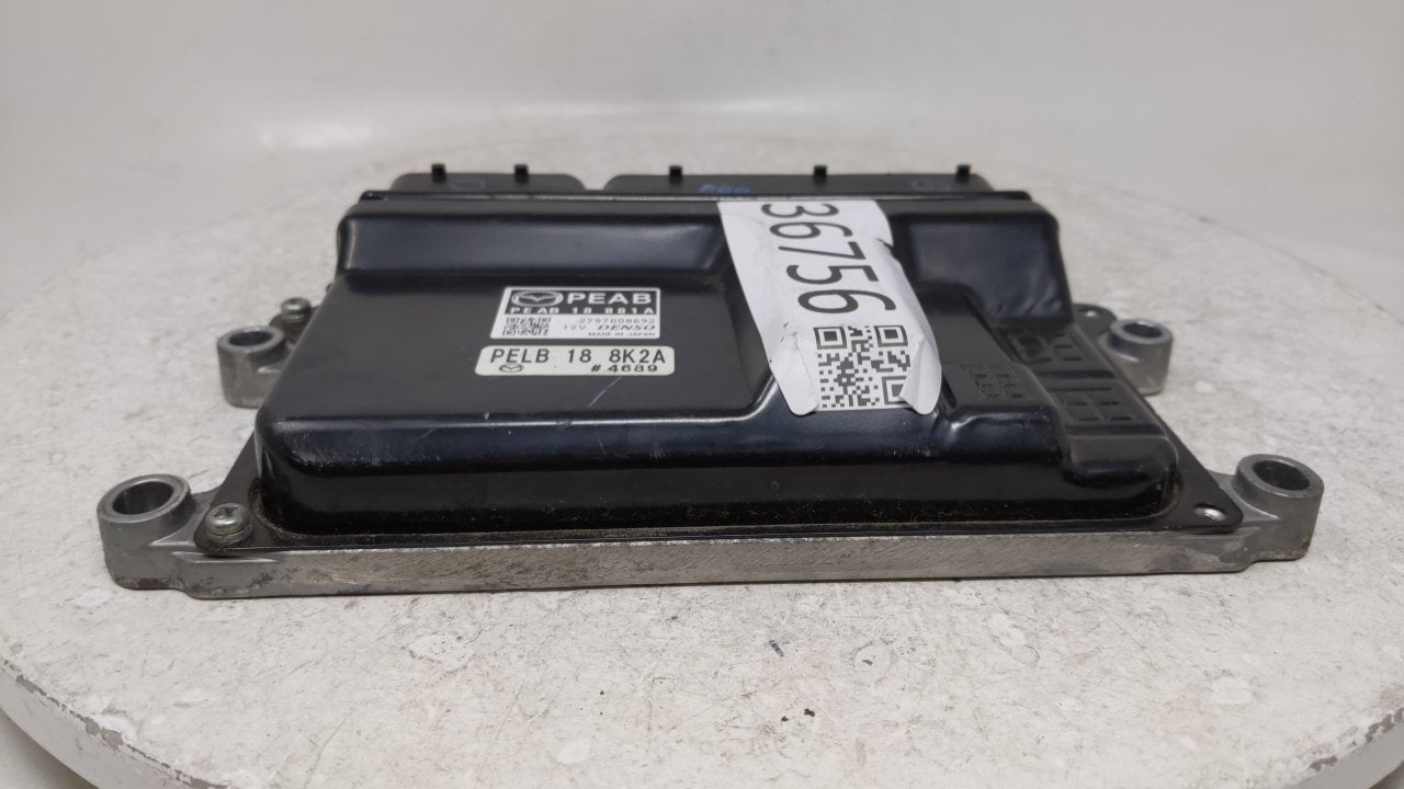 2014 Mazda 3 PCM Engine Control Computer ECU ECM PCU OEM P/N:PE AB 18 881 A Fits OEM Used Auto Parts - Oemusedautoparts1.com