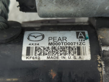 2012-2022 Mazda 3 Car Starter Motor Solenoid OEM P/N:M000TD0071ZC Fits Fits 2012 2013 2014 2015 2016 2017 2018 2019 2020 2021 2022 OEM Used Auto Parts