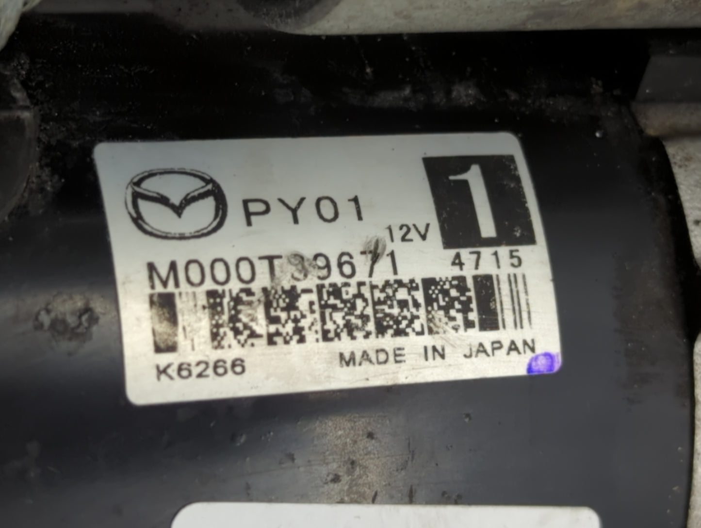 2014-2021 Mazda 6 Car Starter Motor Solenoid OEM P/N:M000T39671 Fits Fits 2014 2015 2016 2017 2018 2019 2020 2021 2022 OEM U