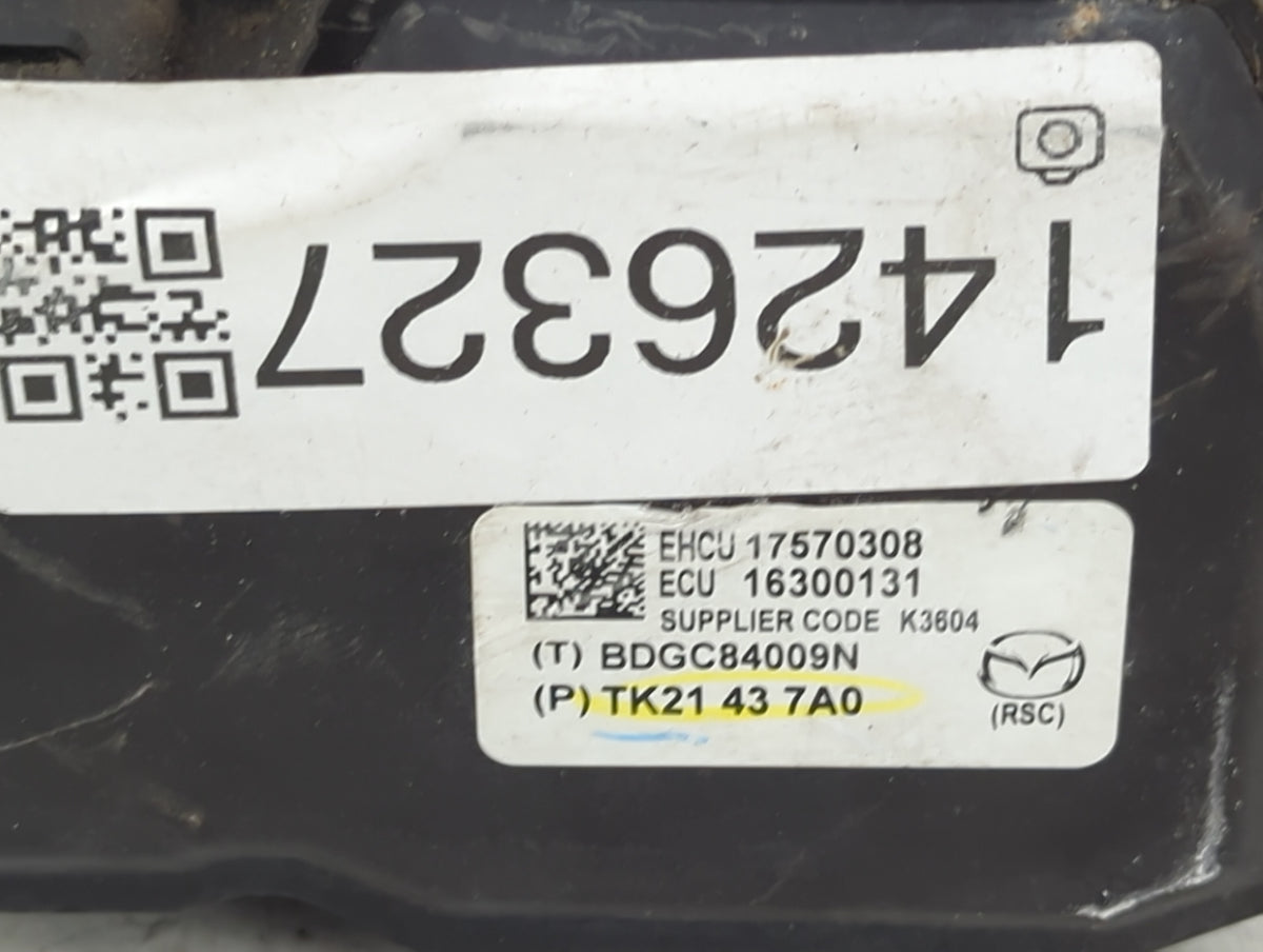 2013-2015 Mazda Cx-9 Anti-Lock Brake ABS Pump Module Actuator OEM P/N:TK21 43 7A0 Fits Fits 2013 2014 2015 OEM Used Auto Par
