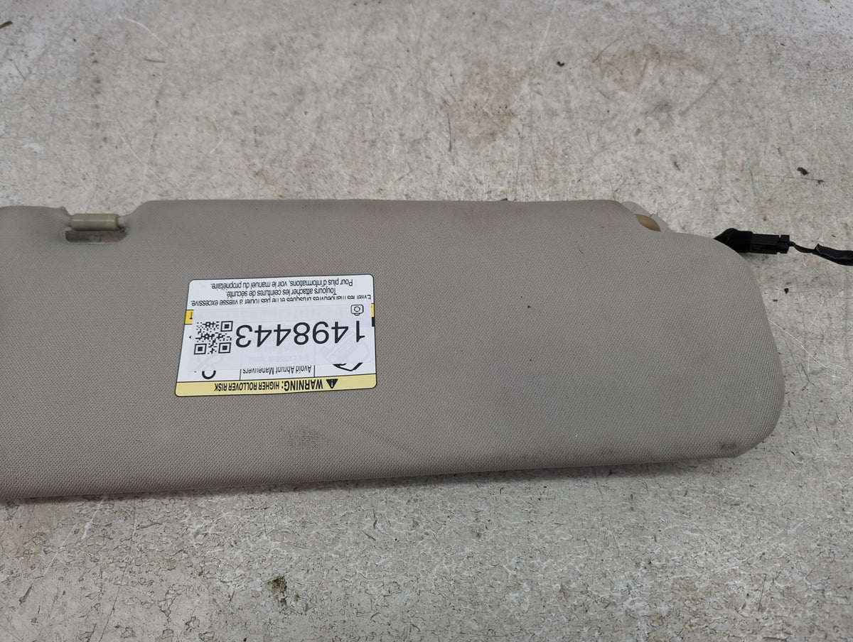 2015 Mazda Cx-9 Sun Visor Shade Replacement Passenger Right Mirror Fits OEM Used Auto Parts - Oemusedautoparts1.com