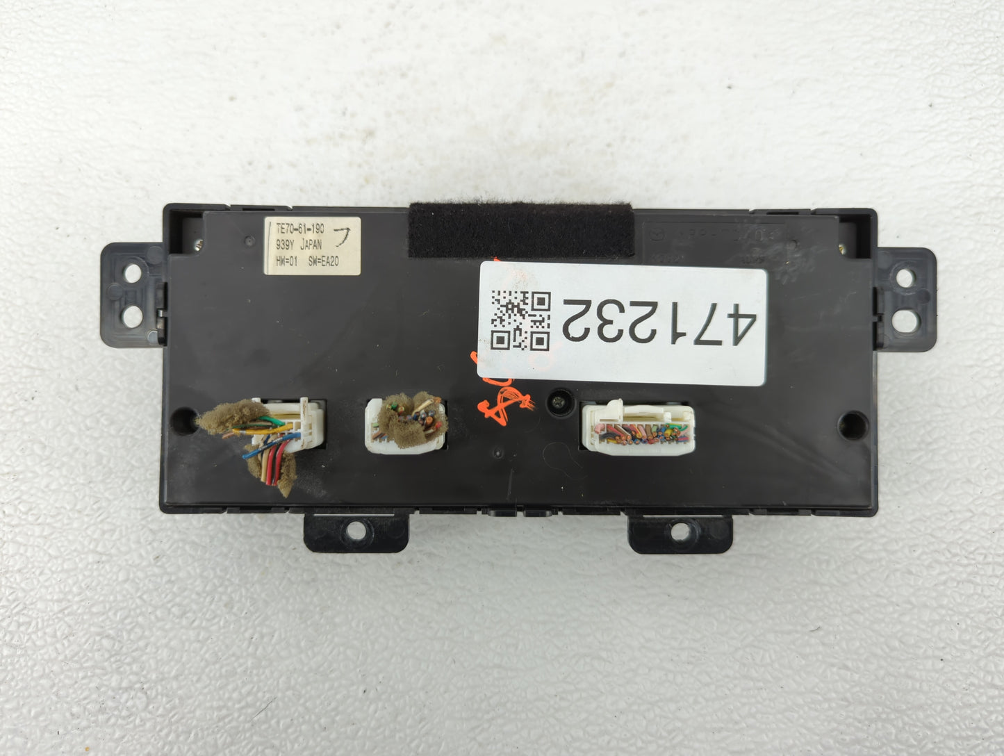 2010-2015 Mazda Cx-9 Climate Control Module Temperature AC/Heater Replacement P/N:TE70-61-190 Fits OEM Used Auto Parts - Oem