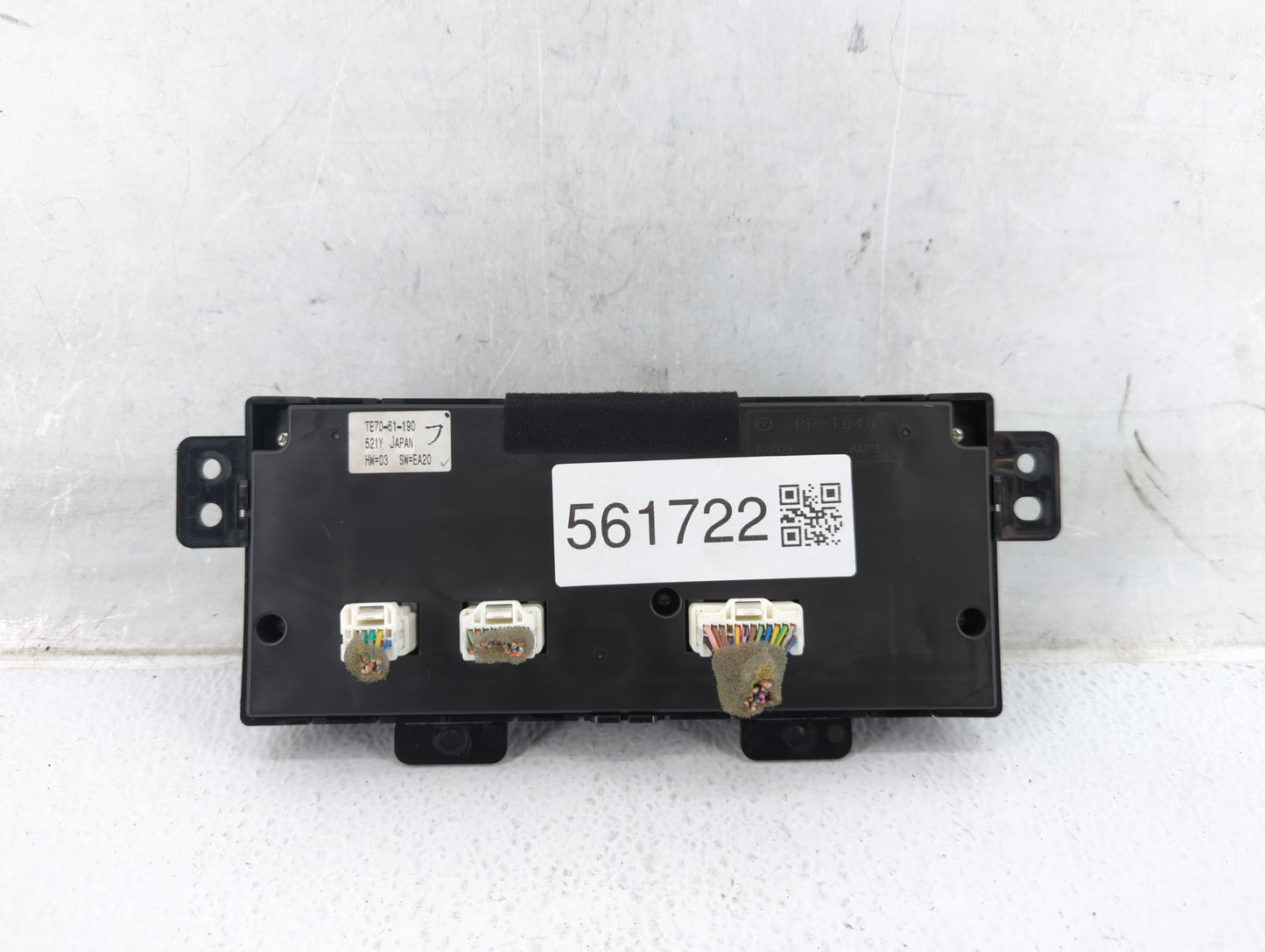 2010-2015 Mazda Cx-9 Climate Control Module Temperature AC/Heater Replacement P/N:TE70-61-190 Fits OEM Used Auto Parts - Oem