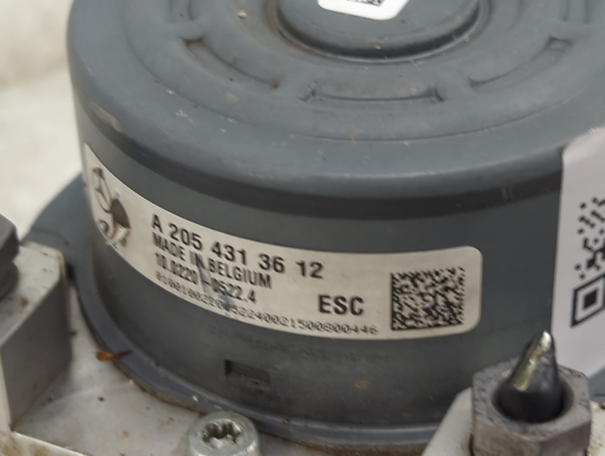 2015 Mercedes-Benz C-Class Anti-Lock Brake ABS Pump Module Actuator OEM P/N:A2054313612 Fits OEM Used Auto Parts - Oemusedau
