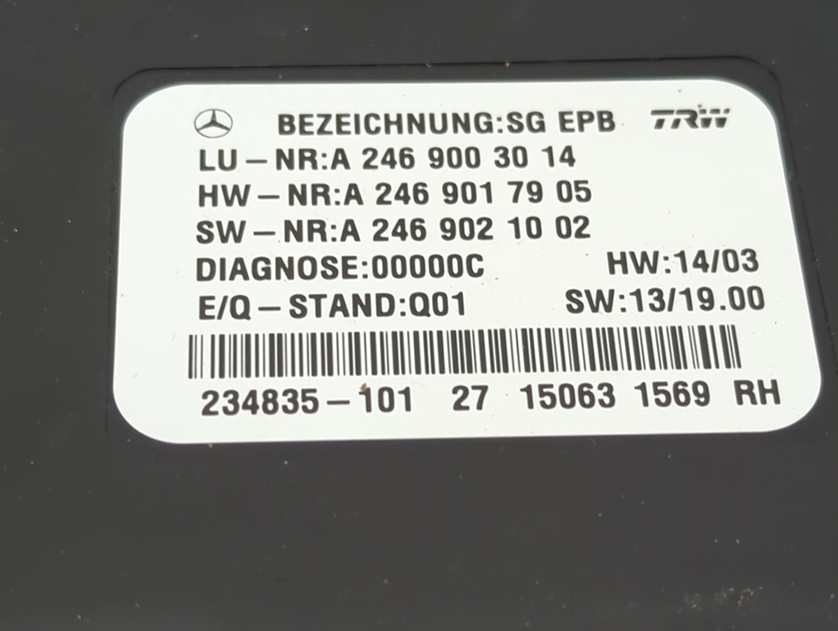 2014-2016 Mercedes-benz Cla250 Body Control Module Bcm - Oemusedautoparts1.com