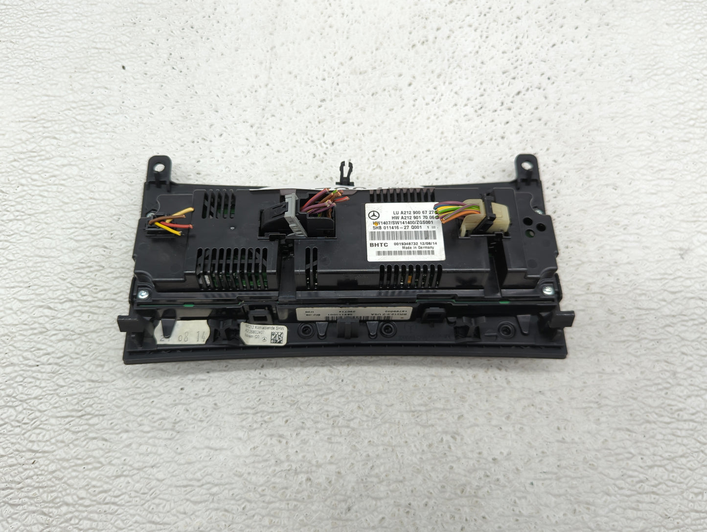 2015-2016 Mercedes-Benz E350 Climate Control Module Temperature AC/Heater Replacement P/N:A2129017006 A2129006727 Fits OEM U