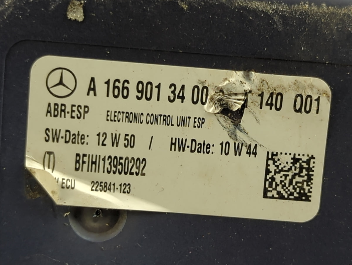 2015 Mercedes-Benz Ml350 ABS Pump Control Module Replacement P/N:A 166 901 34 00 Fits Fits 2016 2017 OEM Used Auto Parts - O