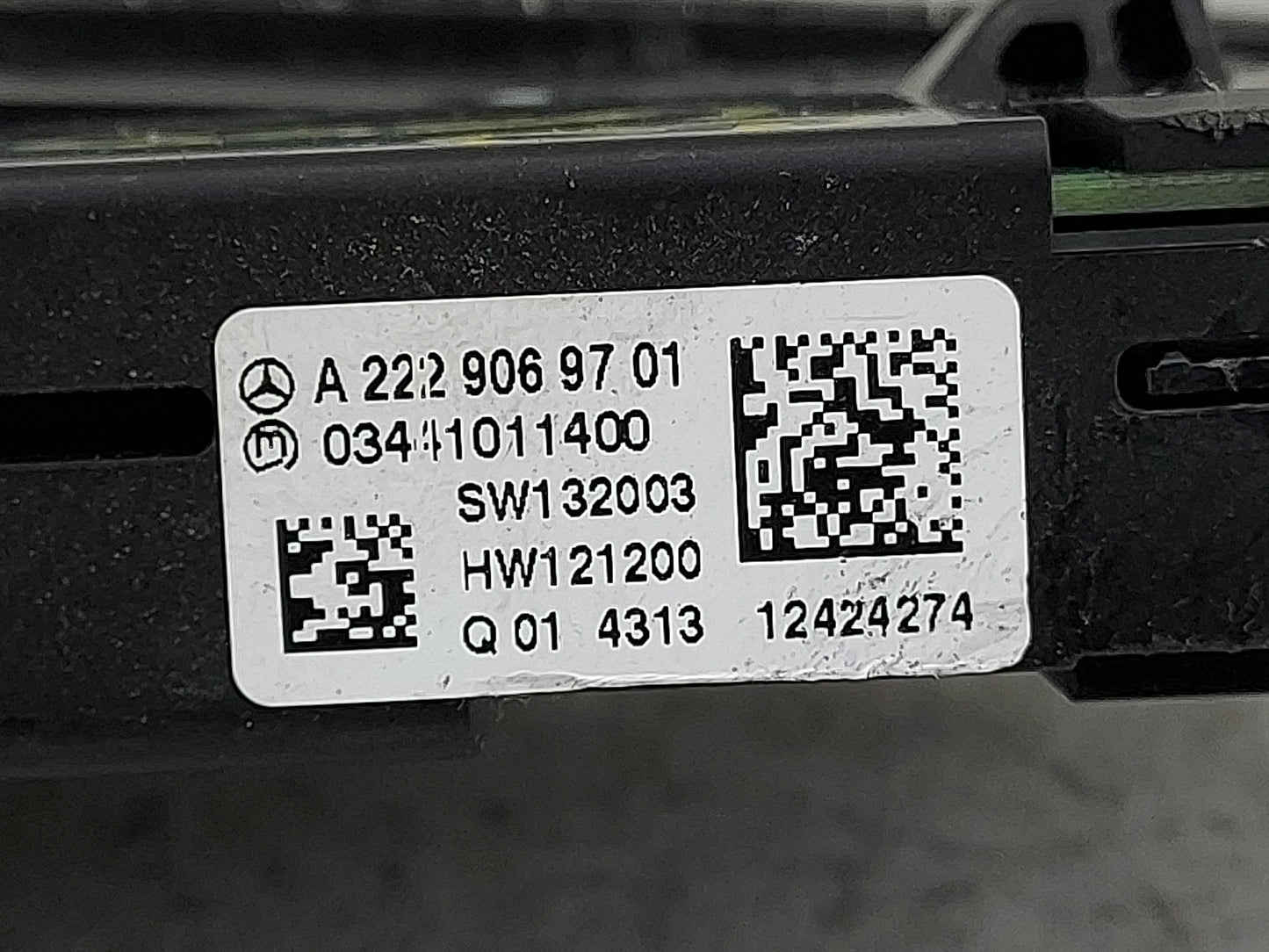 2015 Mercedes-Benz S-Class Climate Control Module Temperature AC/Heater Replacement P/N:A2229069701 0344101140 Fits OEM Used