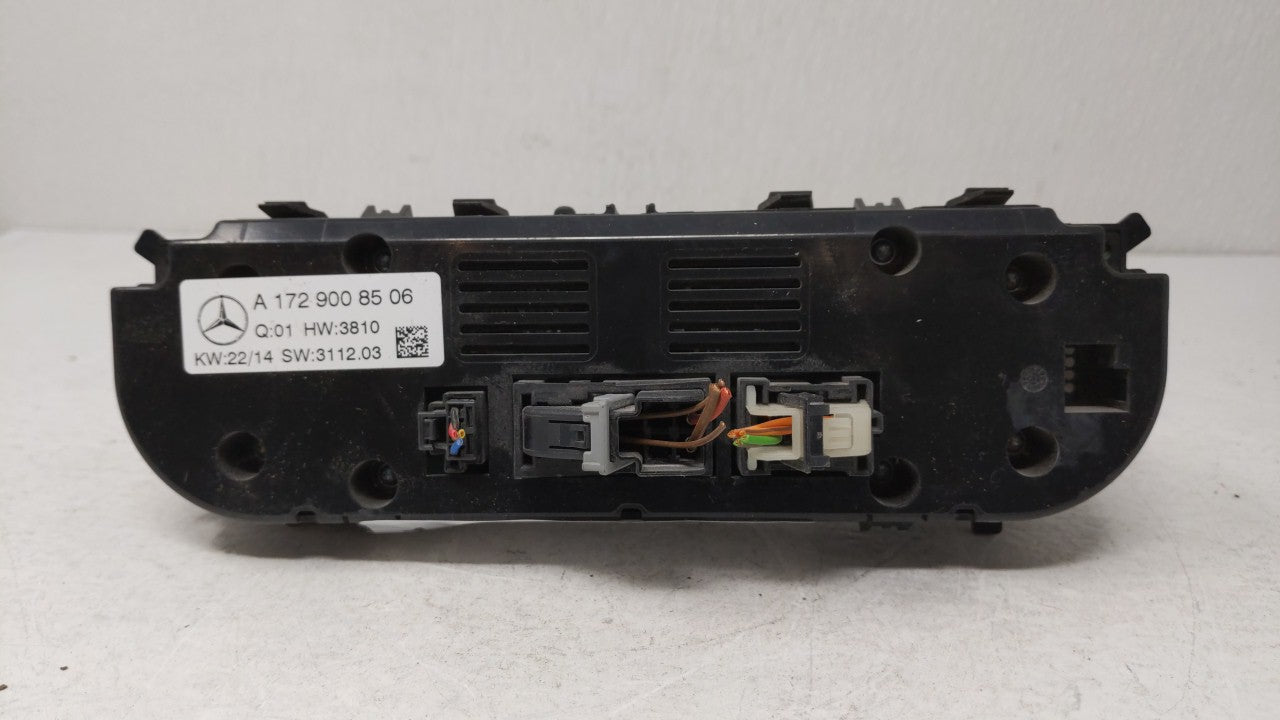 2013-2015 Mercedes-Benz Slk250 Climate Control Module Temperature AC/Heater Replacement P/N:A 172 900 85 06 Fits OEM Used Au