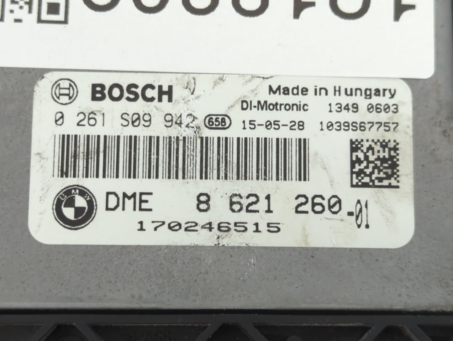 2013-2016 Mini Cooper PCM Engine Control Computer ECU ECM PCU OEM P/N:8 621 260 Fits Fits 2013 2014 2015 2016 OEM Used Auto