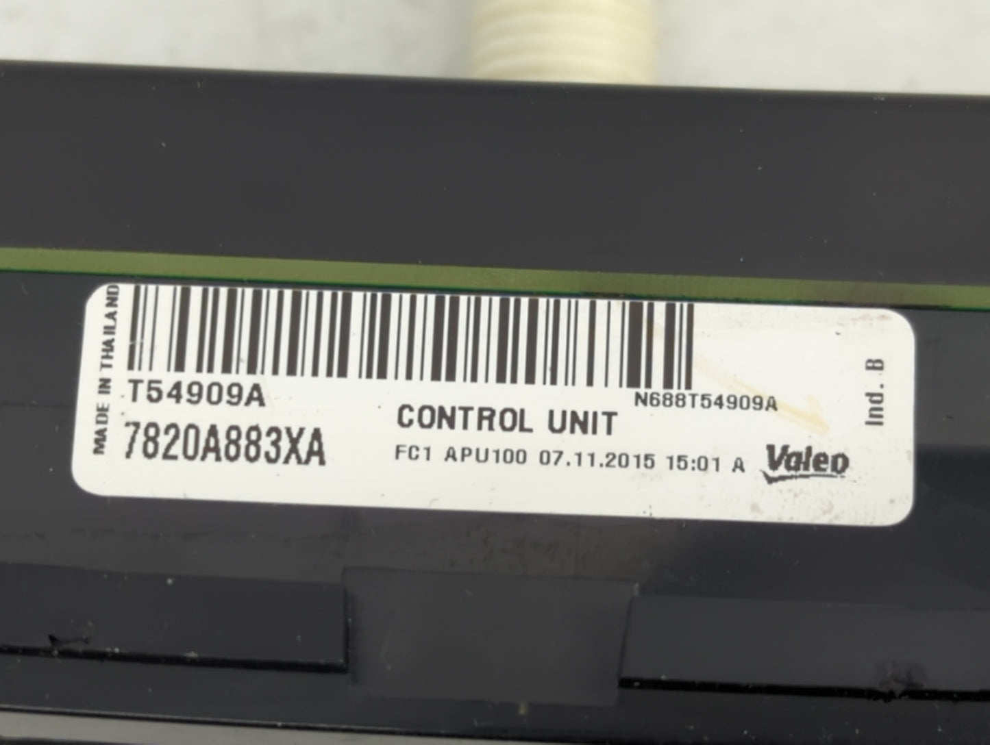 2015 Mitsubishi Mirage Climate Control Module Temperature AC/Heater Replacement P/N:7820A883XA Fits OEM Used Auto Parts - Oe