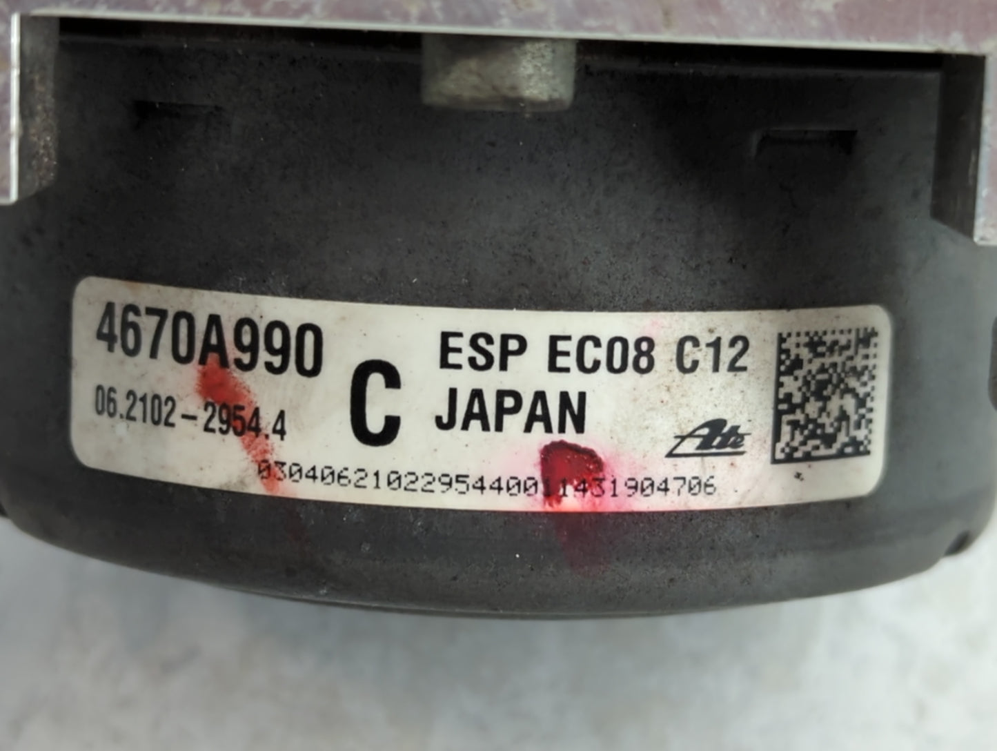 2014-2016 Mitsubishi Outlander ABS Pump Control Module Replacement P/N:4670A990 Fits Fits 2014 2015 2016 OEM Used Auto Parts