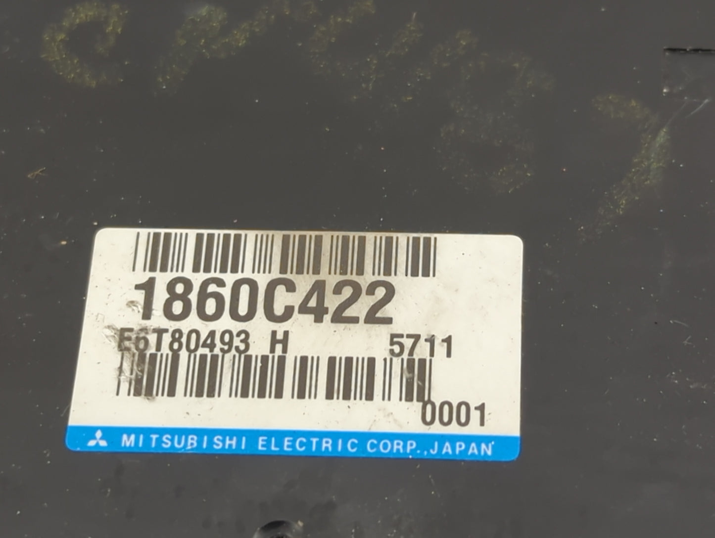 2015 Mitsubishi Outlander Sport PCM Engine Control Computer ECU ECM PCU OEM P/N:1860C422 E6T80493 Fits OEM Used Auto Parts -