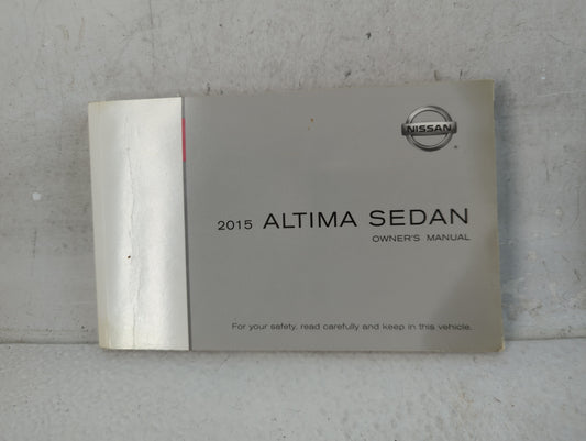 2015 Nissan Altima Owners Manual Book Guide P/N:OM15EA 0L33U2 OEM Used Auto Parts