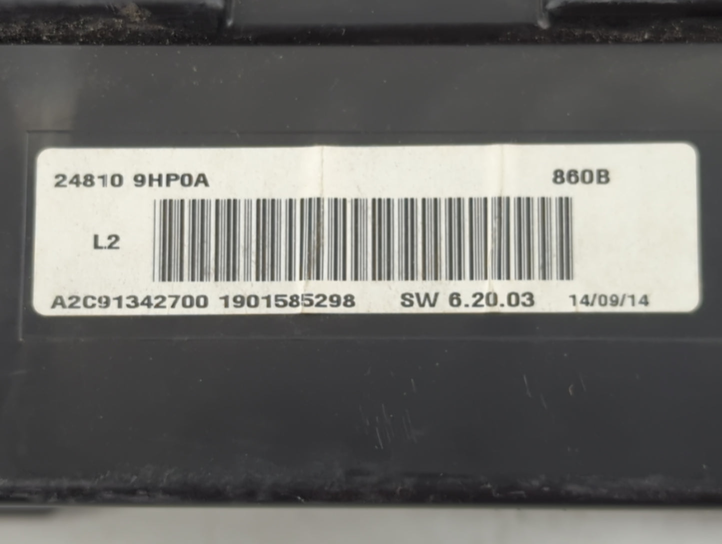 2015 Nissan Altima Instrument Cluster Speedometer Gauges P/N:24810 9HP0A Fits OEM Used Auto Parts - Oemusedautoparts1.com