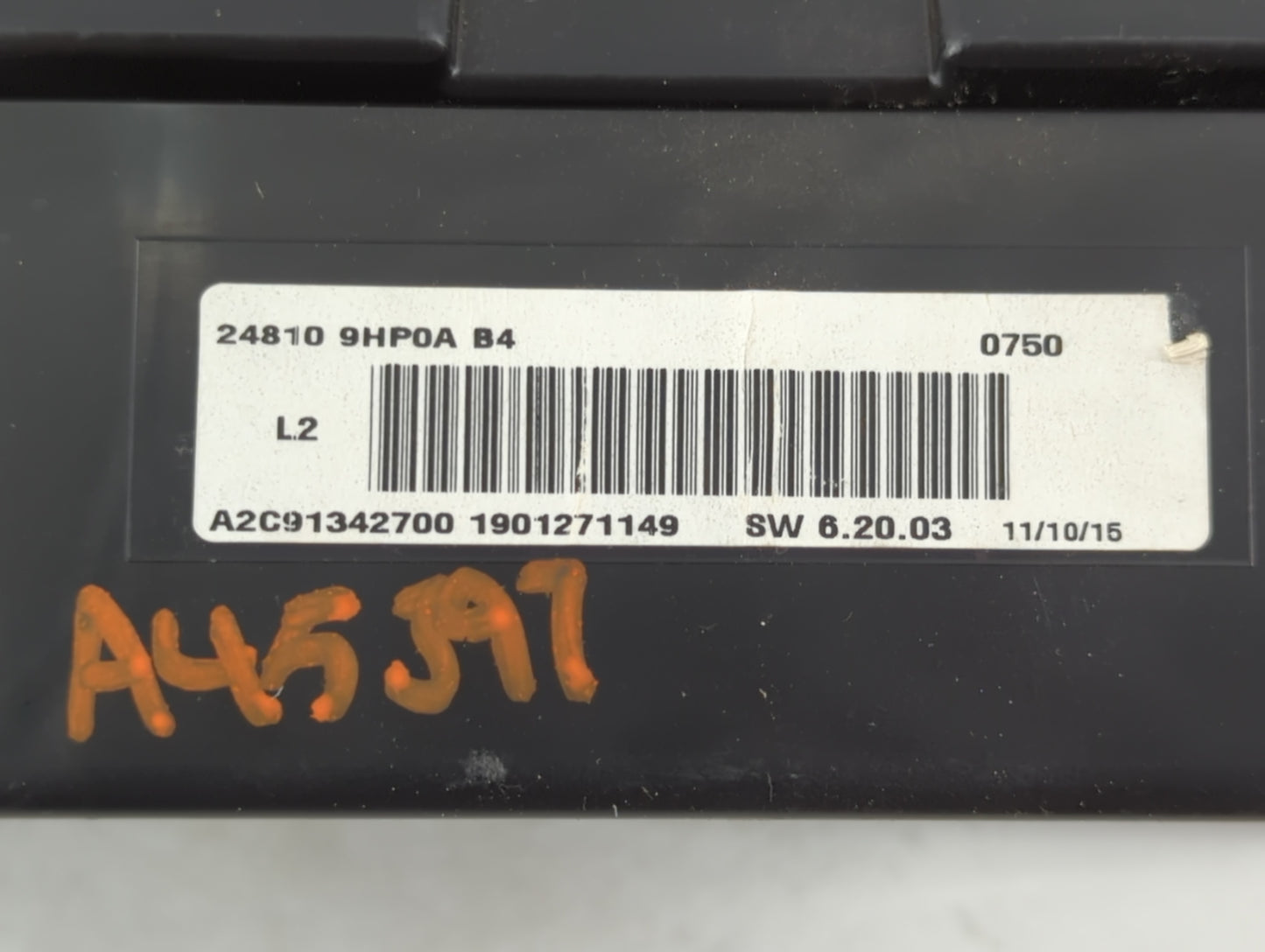 2015 Nissan Altima Instrument Cluster Speedometer Gauges P/N:24810 9HP0A Fits OEM Used Auto Parts - Oemusedautoparts1.com