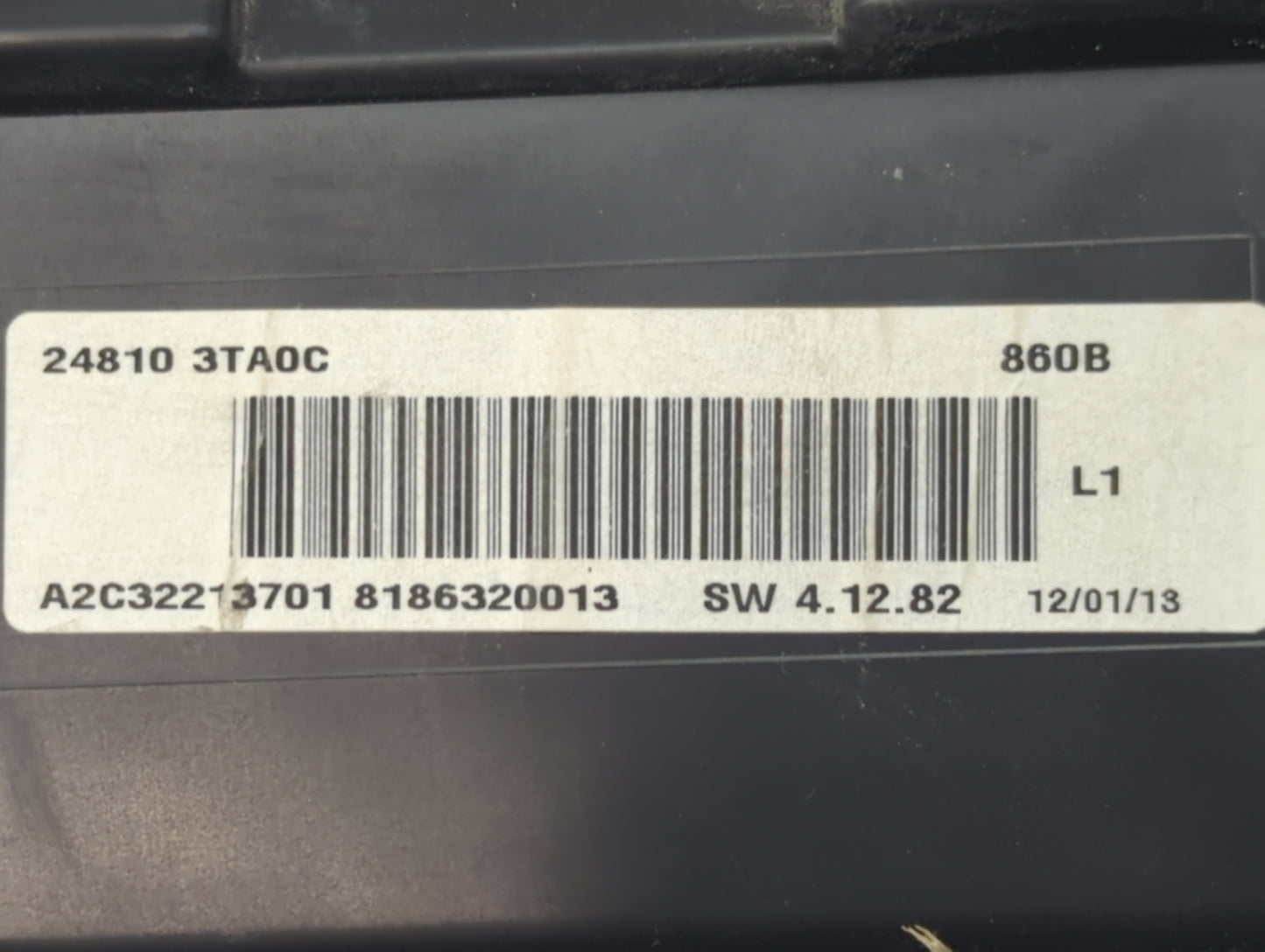 2015 Nissan Altima Instrument Cluster Speedometer Gauges P/N:24810 3TA0C Miles: Fits OEM Used Auto Parts - Oemusedautoparts1
