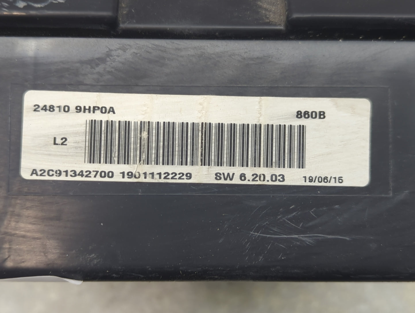 2015 Nissan Altima Instrument Cluster Speedometer Gauges P/N:24810 9HP0A Fits OEM Used Auto Parts - Oemusedautoparts1.com